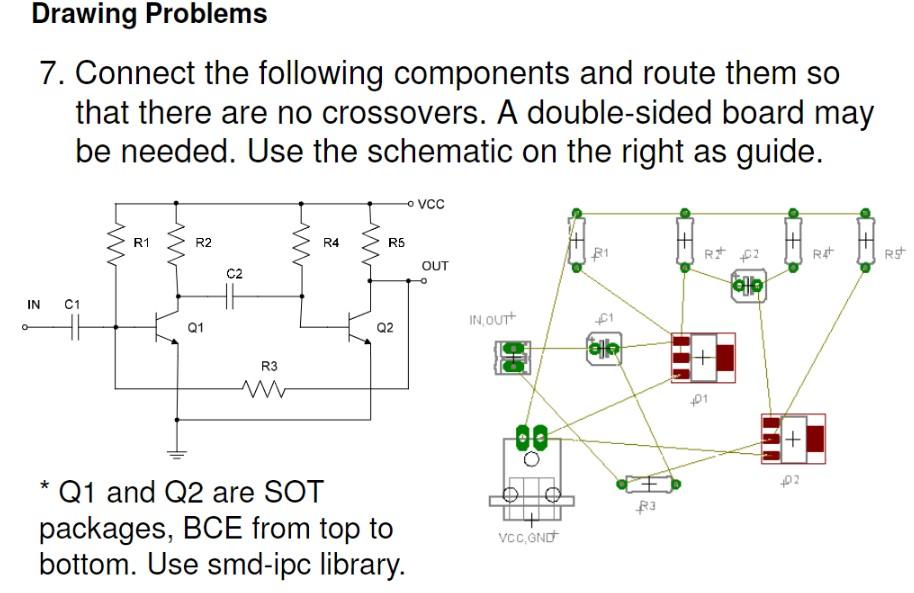 Connect the following components and route them so | Chegg.com