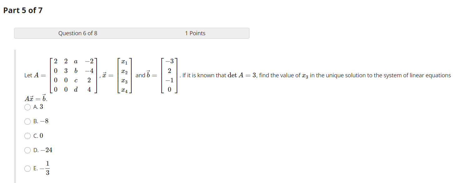 Solved Let A=⎣⎡20002300abcd−2−424⎦⎤,x=⎣⎡x1x2x3x4⎦⎤ and | Chegg.com