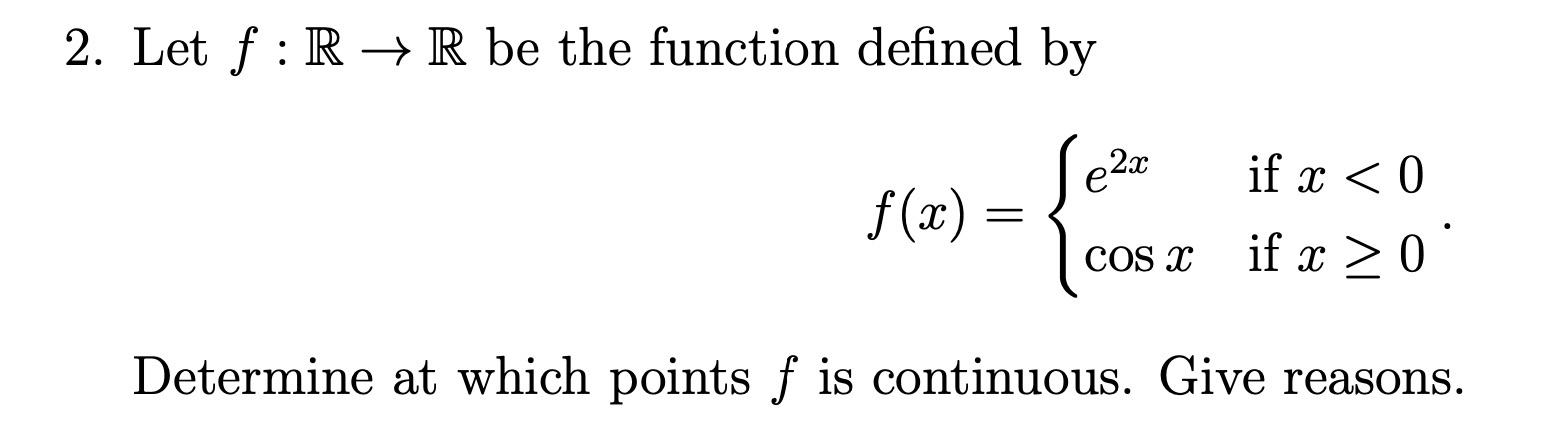 Solved Let F R→r ﻿be The Function Defined