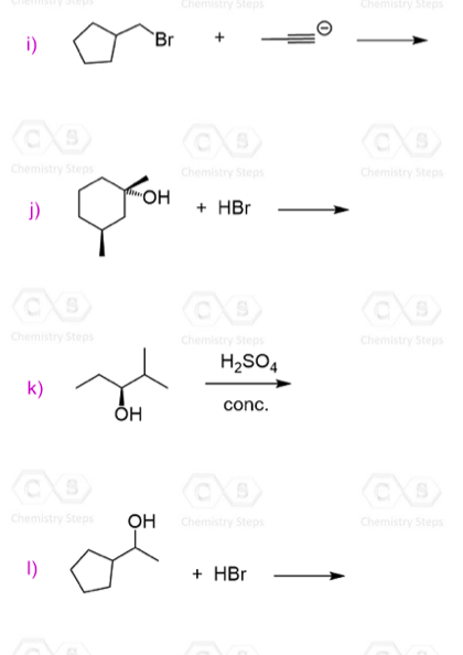 Solved Predict the mechanism as SN1, SN2, E1 or E2 and draw | Chegg.com