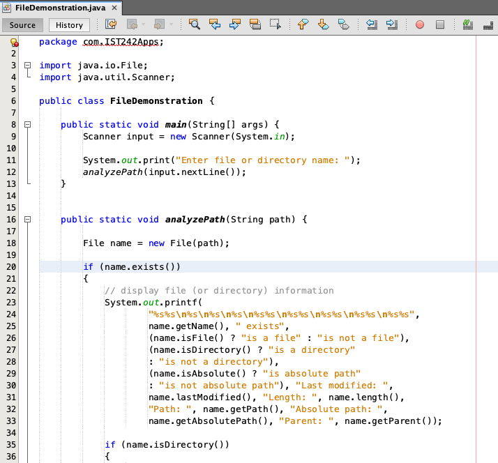 Solved 1. Create a file for the program shown here | Chegg.com