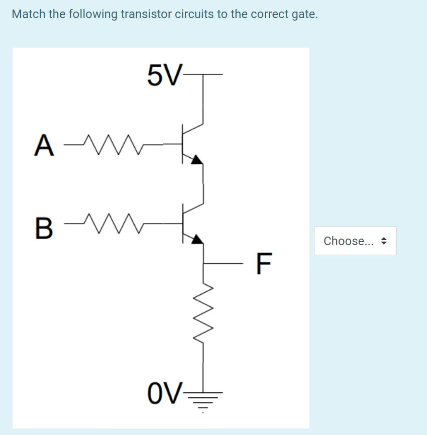 3 input and gate transistor diagram with vcc