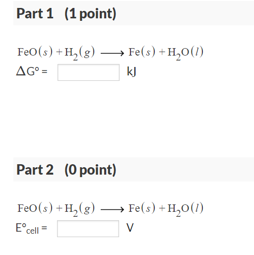 Solved Starting with the standard free energies of formation | Chegg.com