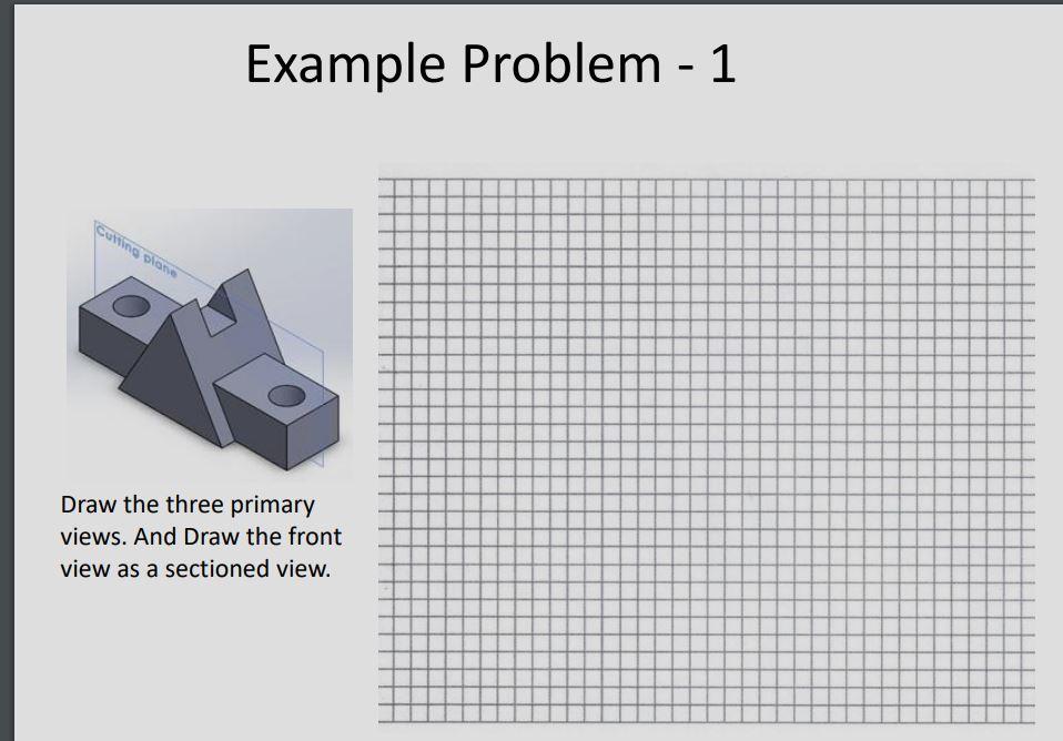 Solved Example Problem - 1 Curig blond Draw the three | Chegg.com