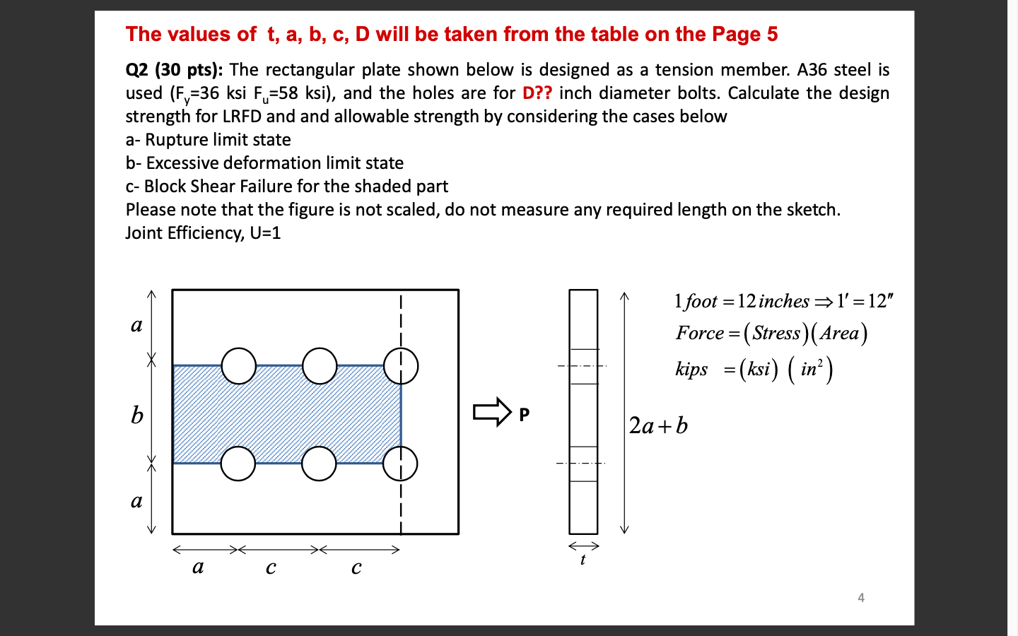 Solved The values of t, a, b, c, D will be taken from the | Chegg.com