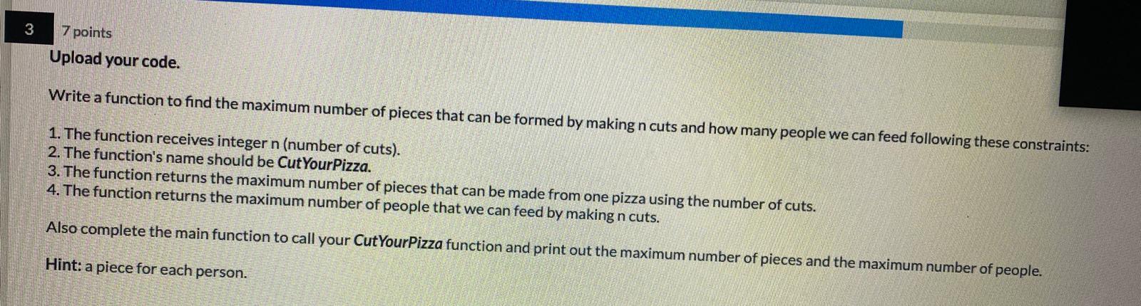 Solved please read the instructions and Please write a C | Chegg.com
