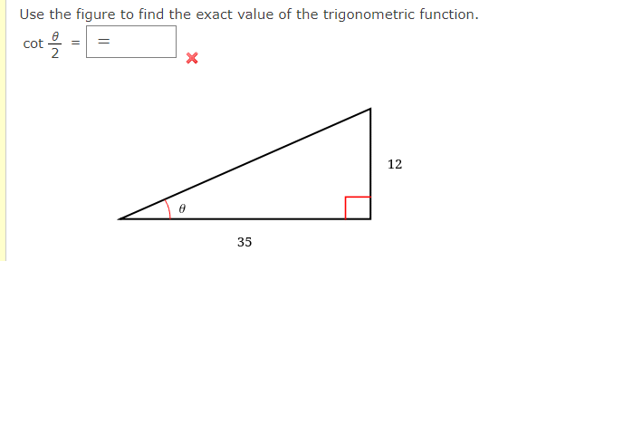 Solved Use The Figure To Find The Exact Value Of The 0491