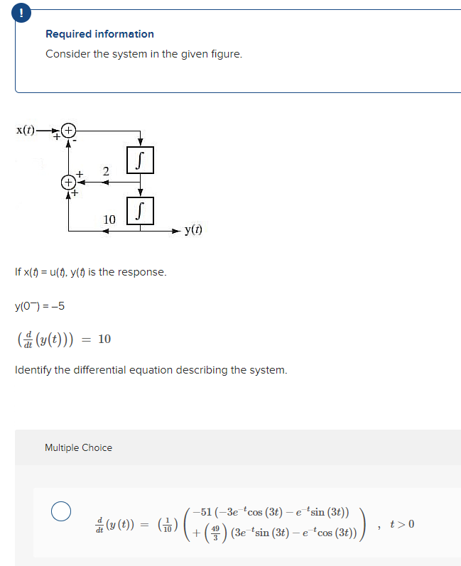 Solved Required Information Consider The System In The Given | Chegg.com