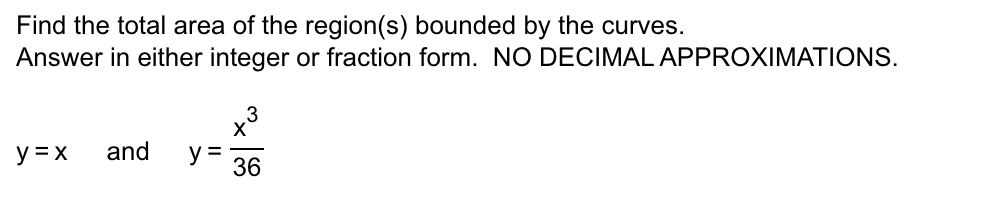 Solved Find the total area of the region(s) bounded by the | Chegg.com