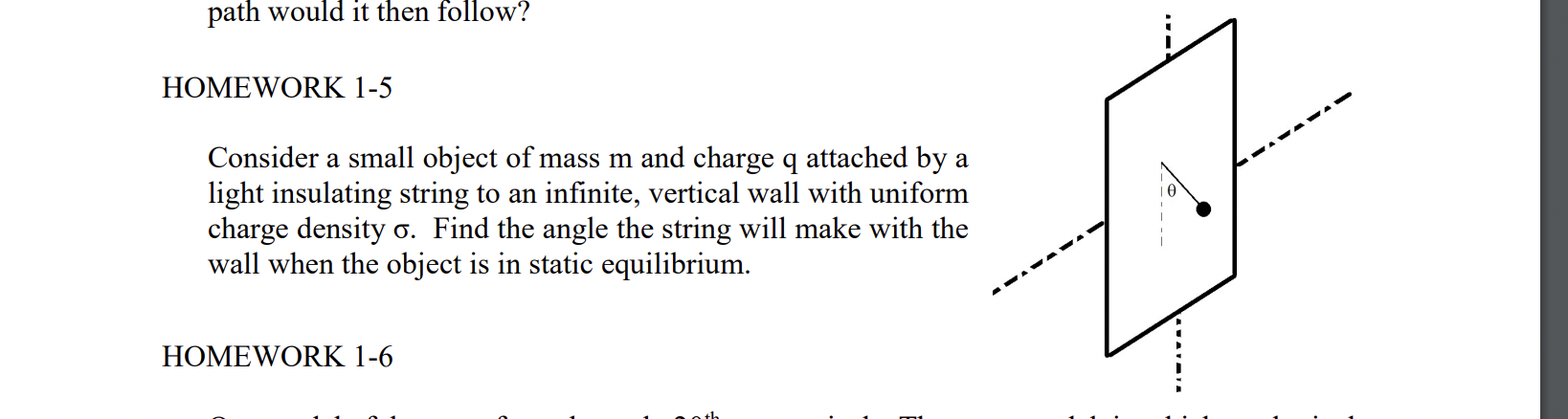 Solved Consider a small object of mass m and charge q | Chegg.com