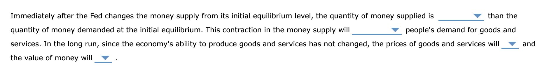 Solved 2. Money supply, money demand, and adjustment to | Chegg.com