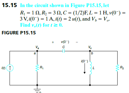 Solved 15 7 The Switch In The Circuit Shown In Figure P15 Chegg Com