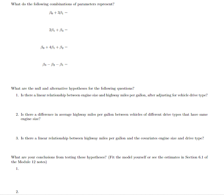 The mpg dataset in R (automatically available when | Chegg.com