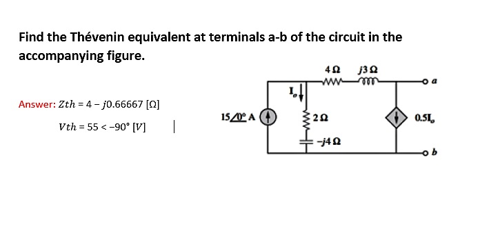 Solved Find The Thévenin Equivalent At Terminals A-b Of The | Chegg.com