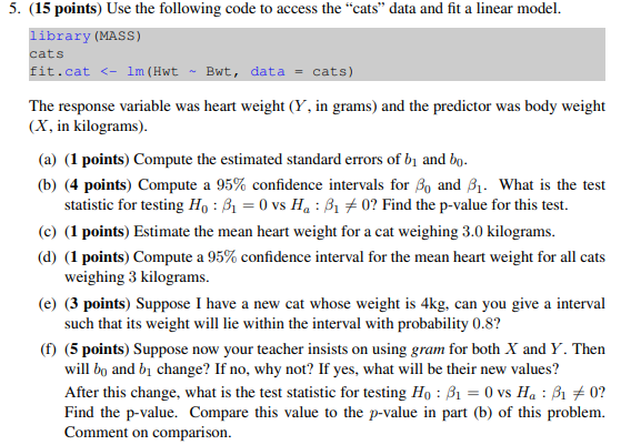 Solved 5. (15 points) Use the following code to access the | Chegg.com