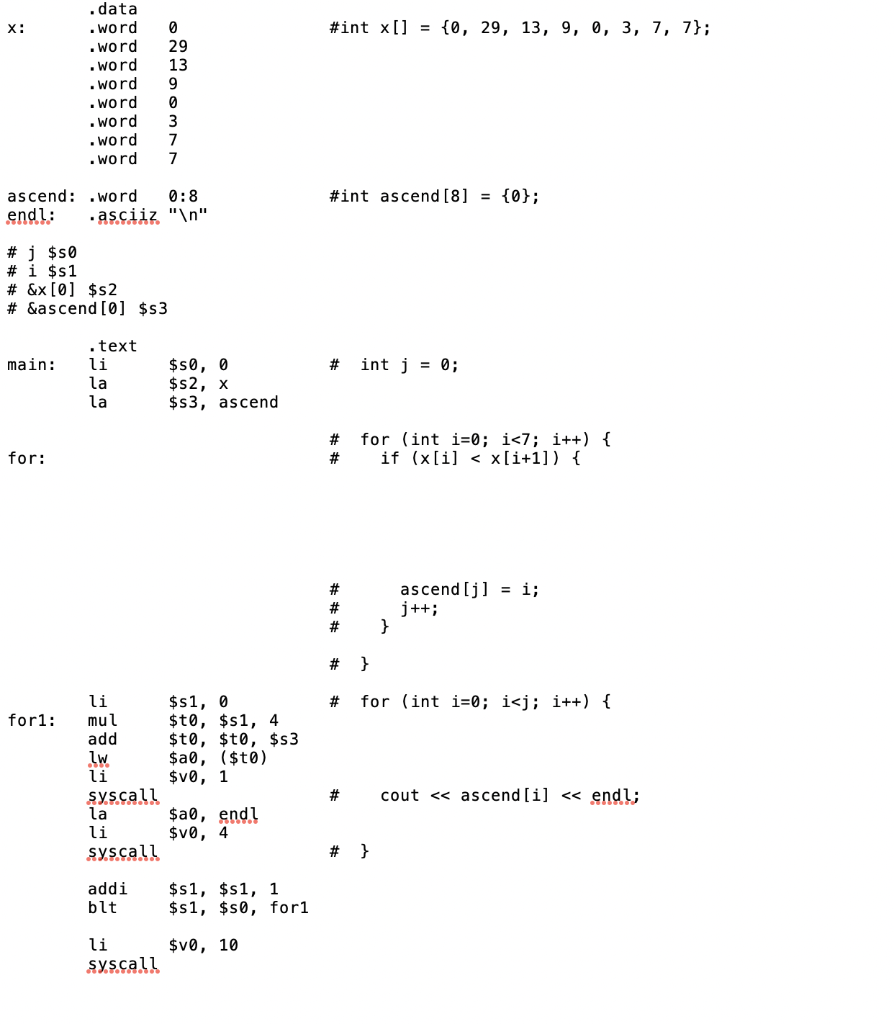 Solved Machine structure - Assembly language General | Chegg.com