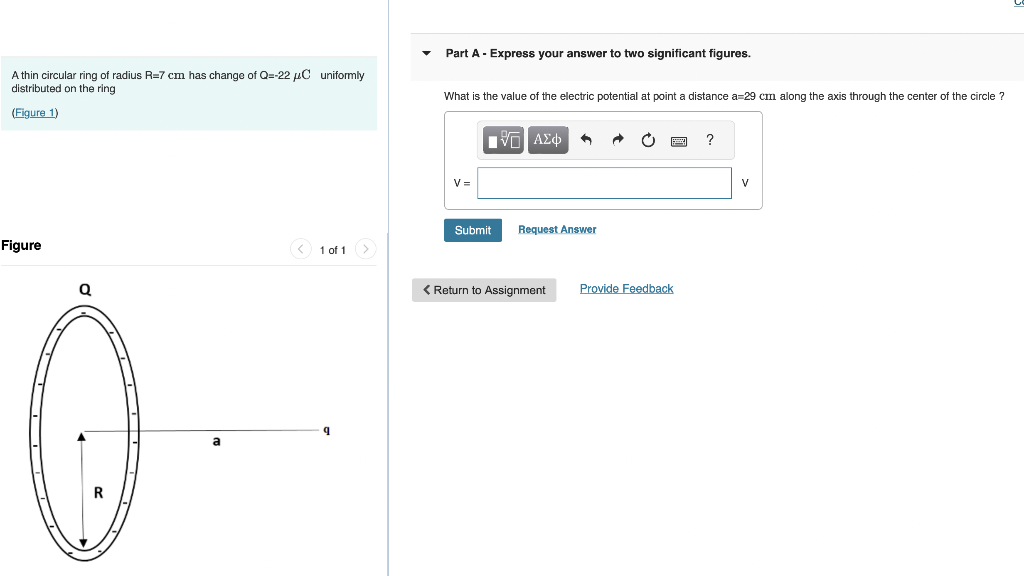 Solved Part A - Express your answer to two significant | Chegg.com