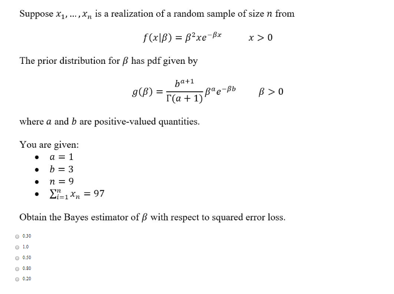 Suppose X1 Is A Realization Of A Random Chegg Com