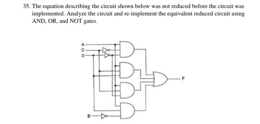 Solved 35. The equation describing the circuit shown below | Chegg.com