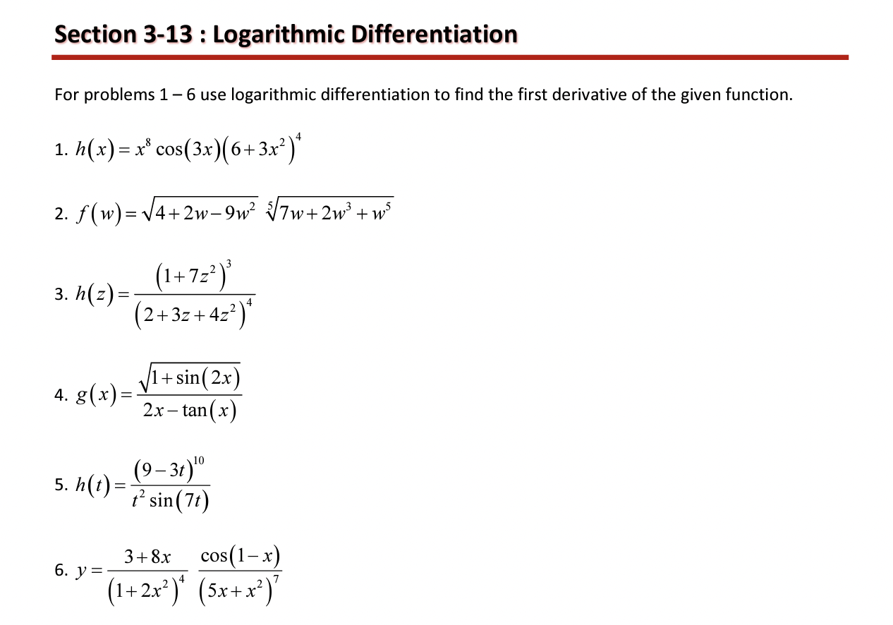 Solved 5. Find the first derivative of X-1/X (FROM FIRST