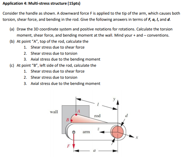 Solved Application 4: Multi-stress structure (15pts) | Chegg.com