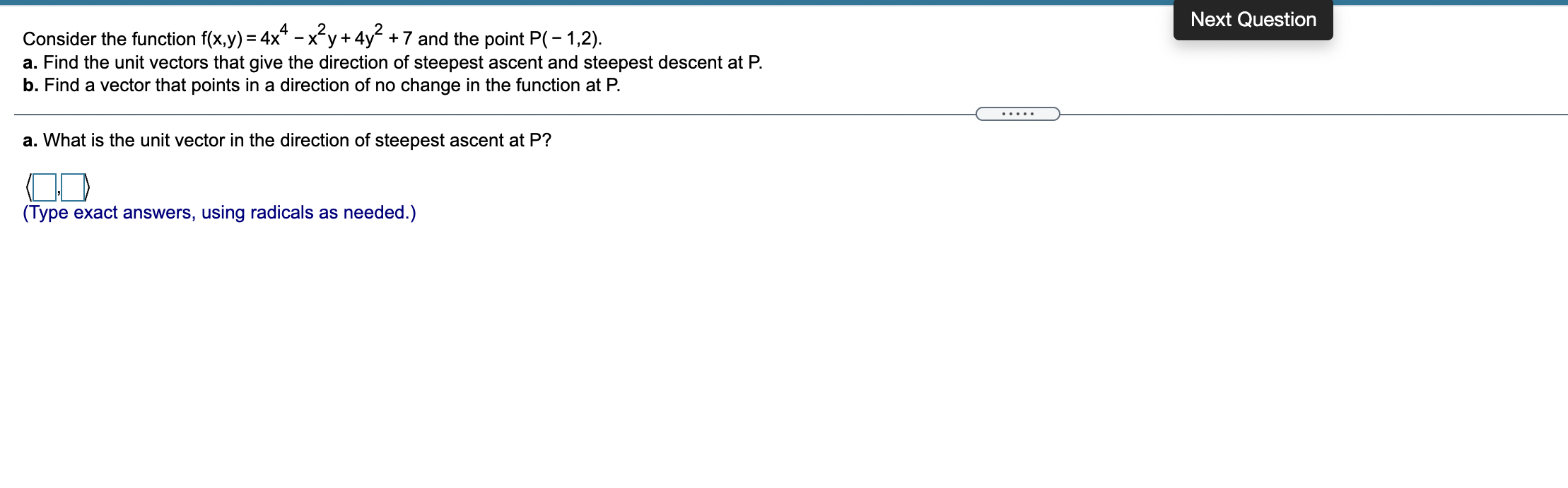 Solved Compute The Directional Derivative Of The Following 9858