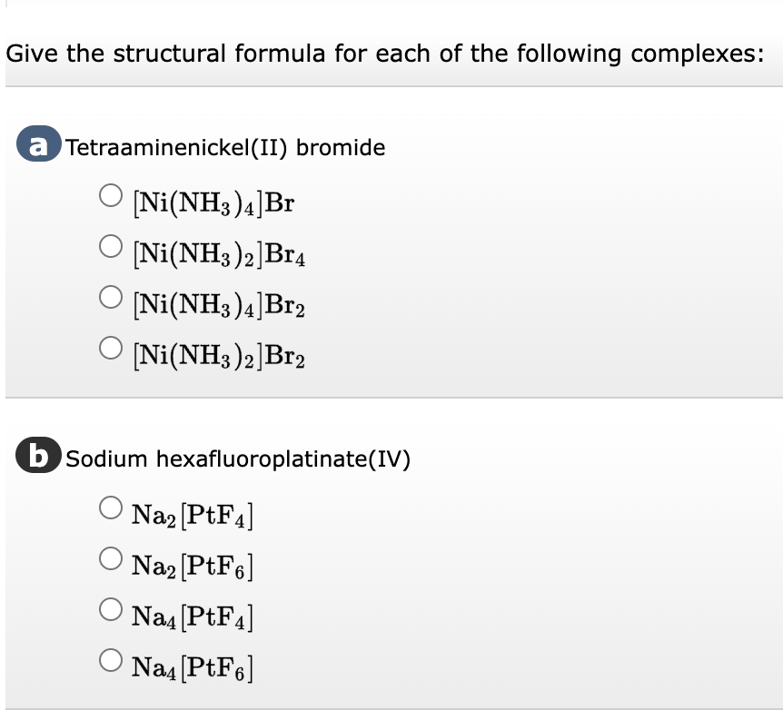 Solved Give The Structural Formula For Each Of The Following | Chegg.com