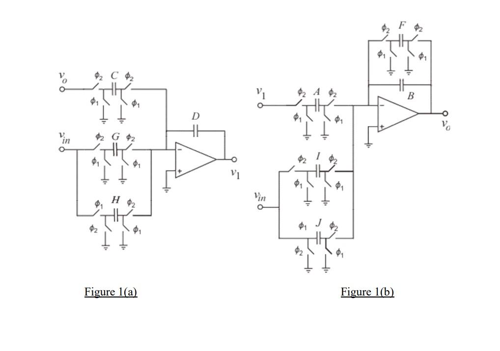 Two Switched Capacitor (SC) integrators, Integrator_A | Chegg.com