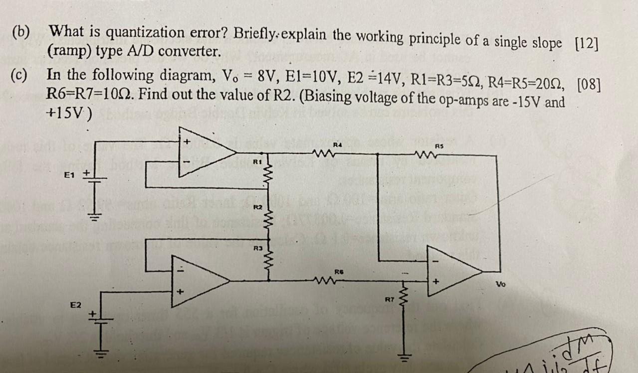Solved (b) What is quantization error? Briefly; explain the