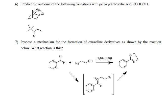 Solved 3) Two Examples Showing The Inter- And Intramolecular | Chegg.com