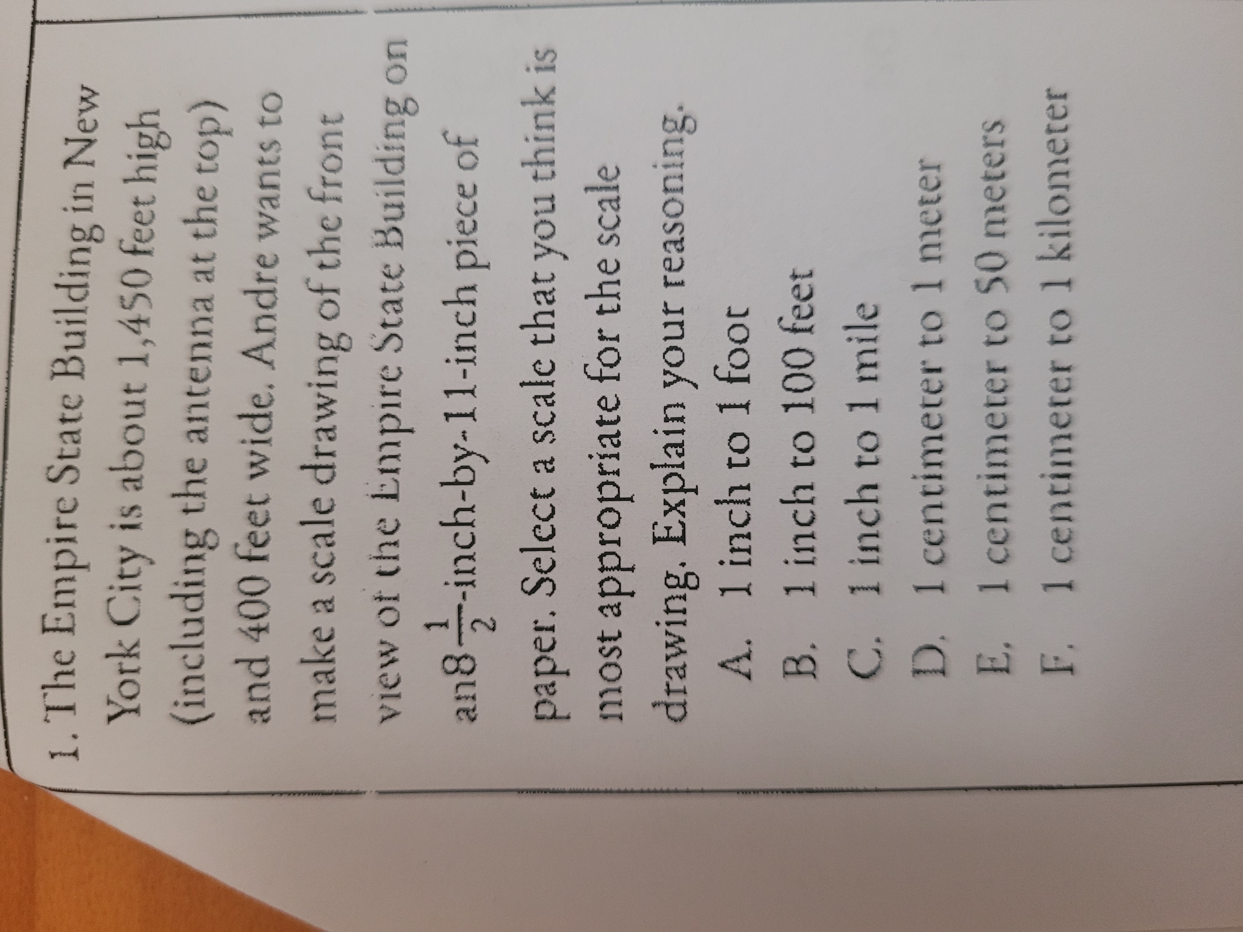 Solved 1. ﻿The Empire State Building in New York City is