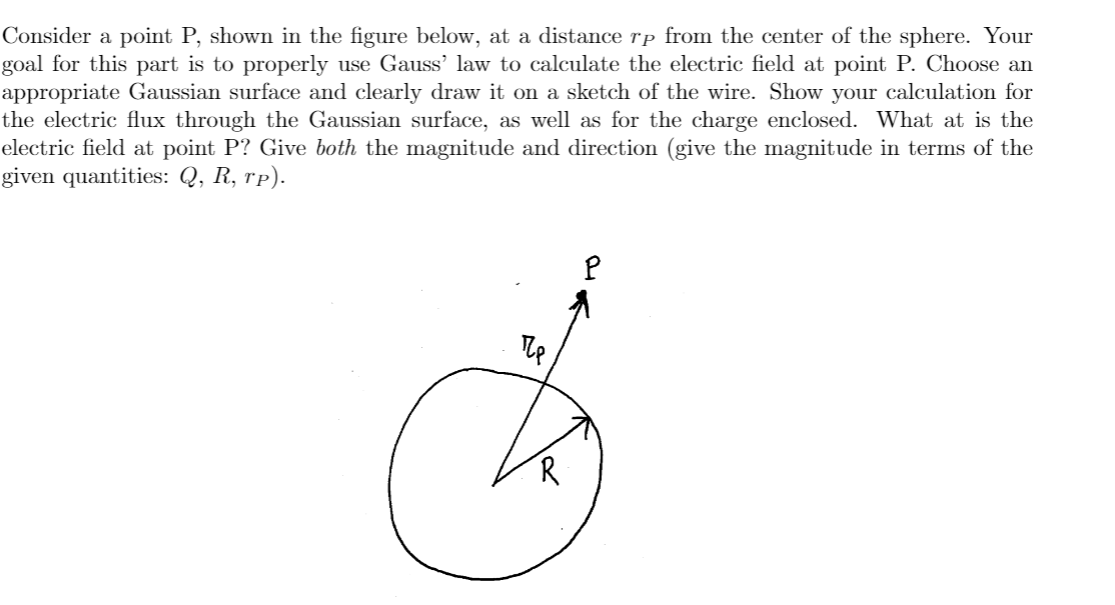 Solved D) Similarly To Part B) Use Gauss' Law To Determine | Chegg.com