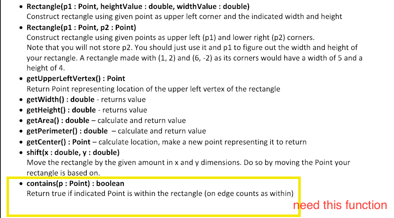 Solved Check if a specific point x,y is inside a | Chegg.com