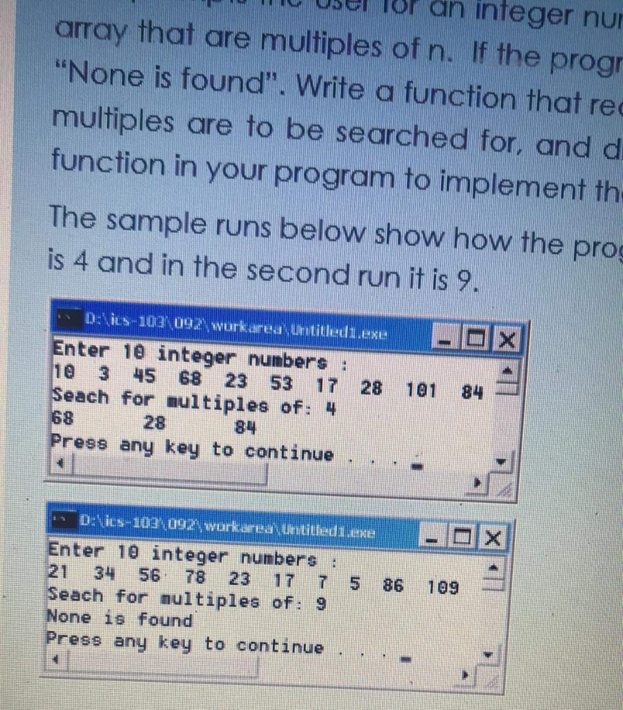 Solved Q2. Write a C program that reads 10 integer numbers | Chegg.com
