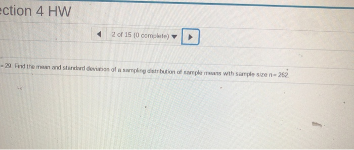 Solved find the mean and standard deviation of a sampling | Chegg.com