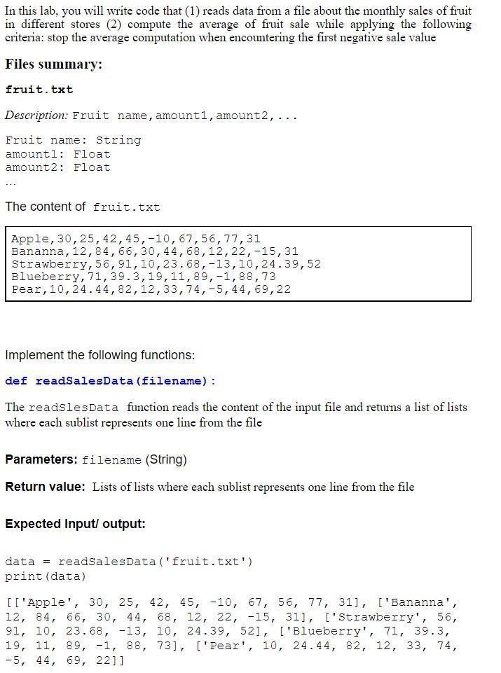 Solved Using the python coding language please complete this | Chegg.com image.