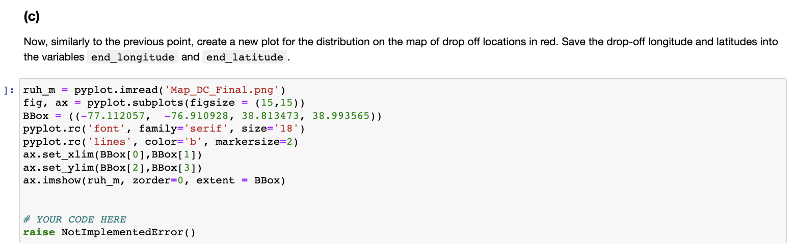 Solved 2. Analysis and visualization with taxi data In this | Chegg.com