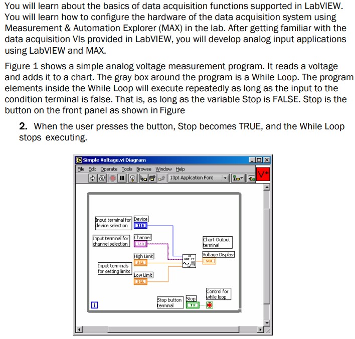 Solved You will learn about the basics of data acquisition