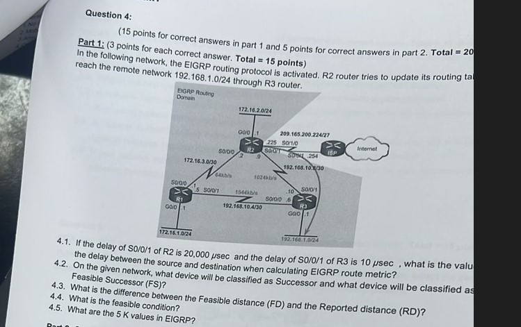 Solved (15 points for correct answers in part 1 and 5 points | Chegg.com