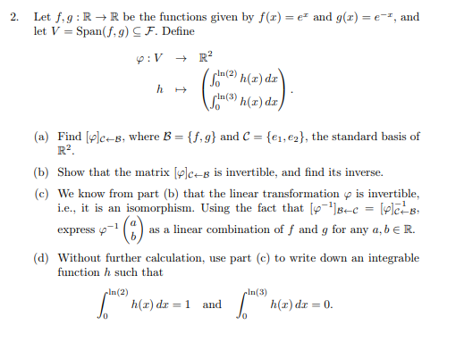 Solved 2 Let F 9 R R Be The Functions Given By F 1 Chegg Com