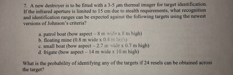 practice problem set from Sensor class (advanced | Chegg.com