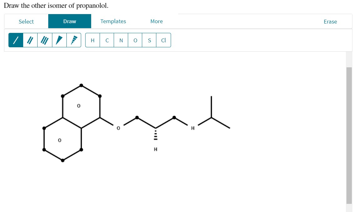 Solved Propranolol is a chiral compound. (R)-Propranolol is | Chegg.com