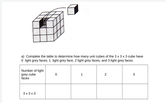 Solved 2. (40 points) A 3 x 3 x 3 cube is made up of 27 unit | Chegg.com