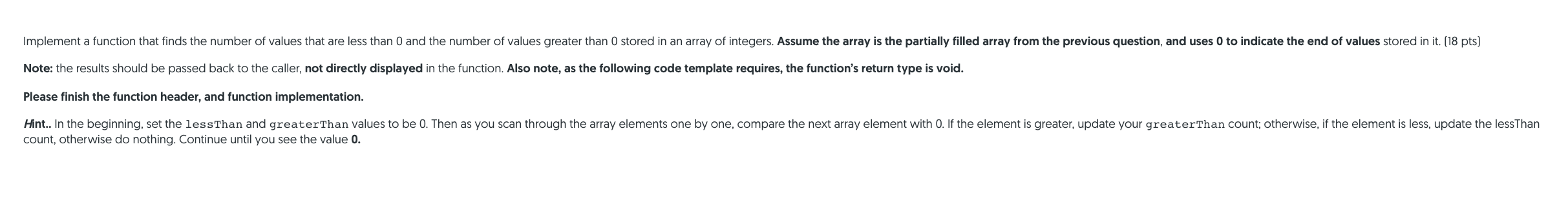Solved Need help with C++ program Skeleton Code Question | Chegg.com