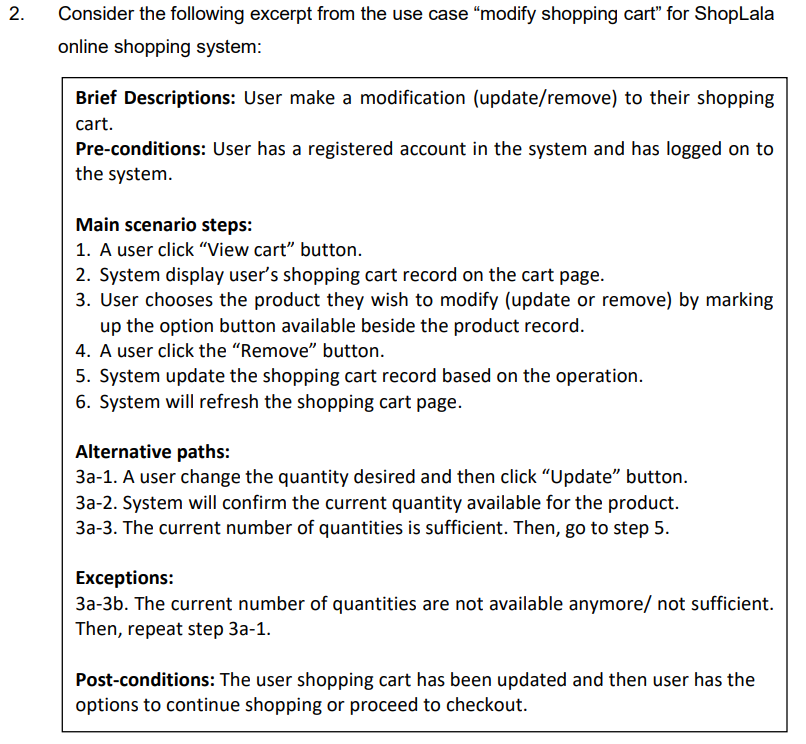 Solved 1) Identify how many test cases that can be derived