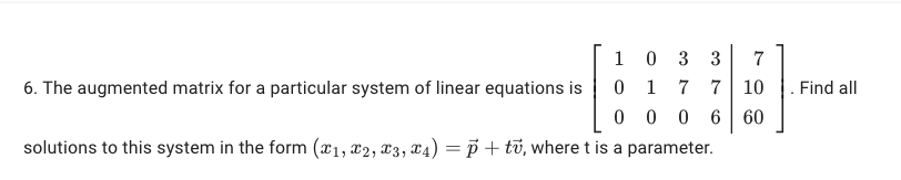 Solved 3. Consider the system of linear equations in x and | Chegg.com
