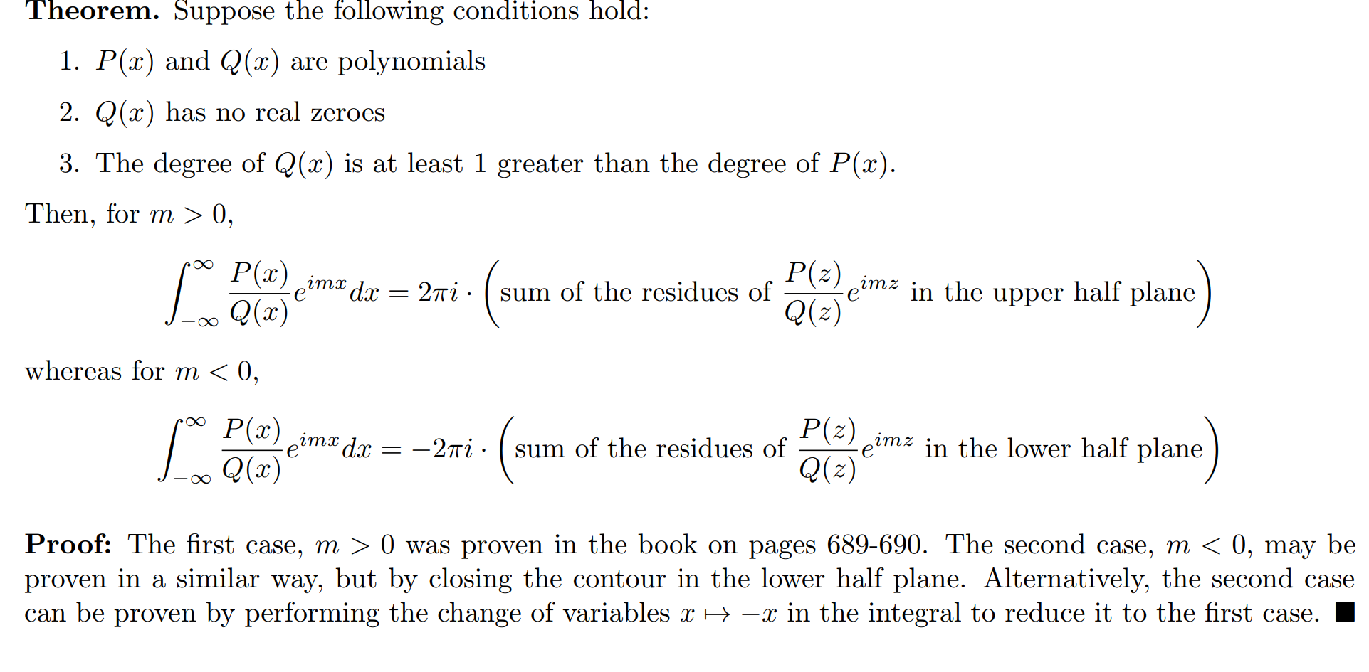 Theorem Suppose The Following Conditions Hold 1 Chegg Com