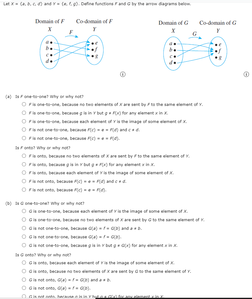 Solved Let X A B C D And Y E F G Define Fun Chegg Com