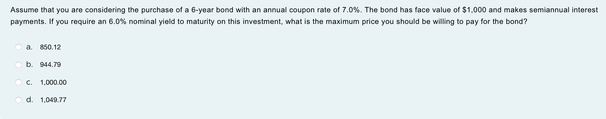 Solved Assume that you are considering the purchase of a | Chegg.com