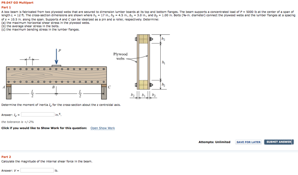 Engineered Wood Beams Span